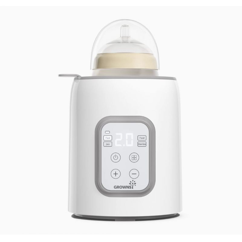 Bottle Warmer, GROWNSY 8-in-1 Fast Baby Milk Warmer with Timer for Breastmilk or Formula