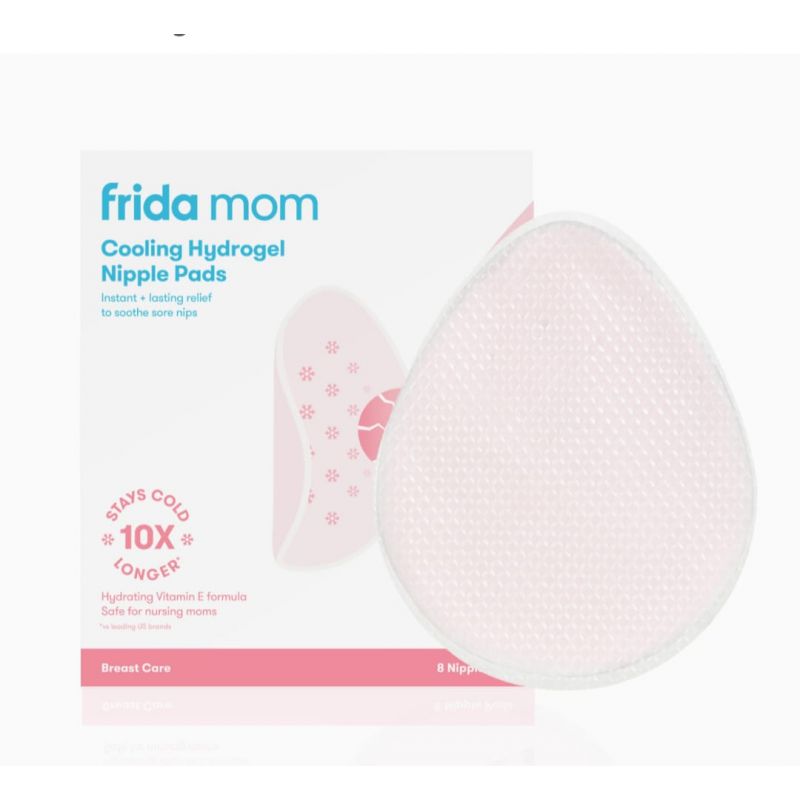 Frida Mom Nursing Pads, Cooling Hydrogel Nipple Pads for Hydration and Soothing Sore Nipples