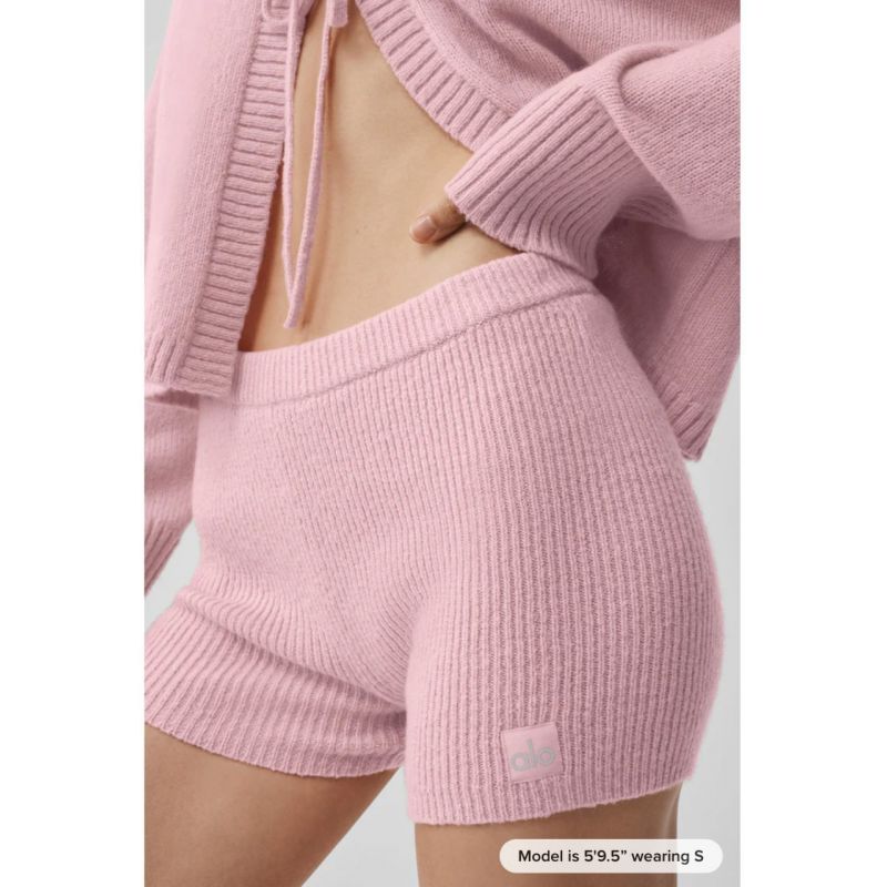 Wool Cashmere Ribbed Noble Short
