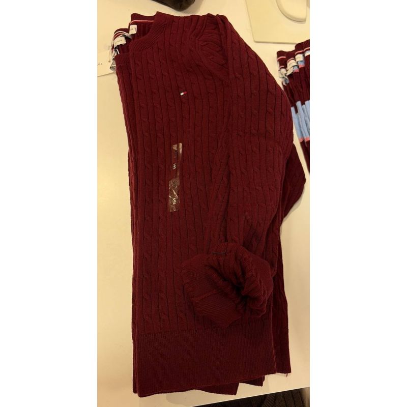 Sweater tricot trançado manga longa