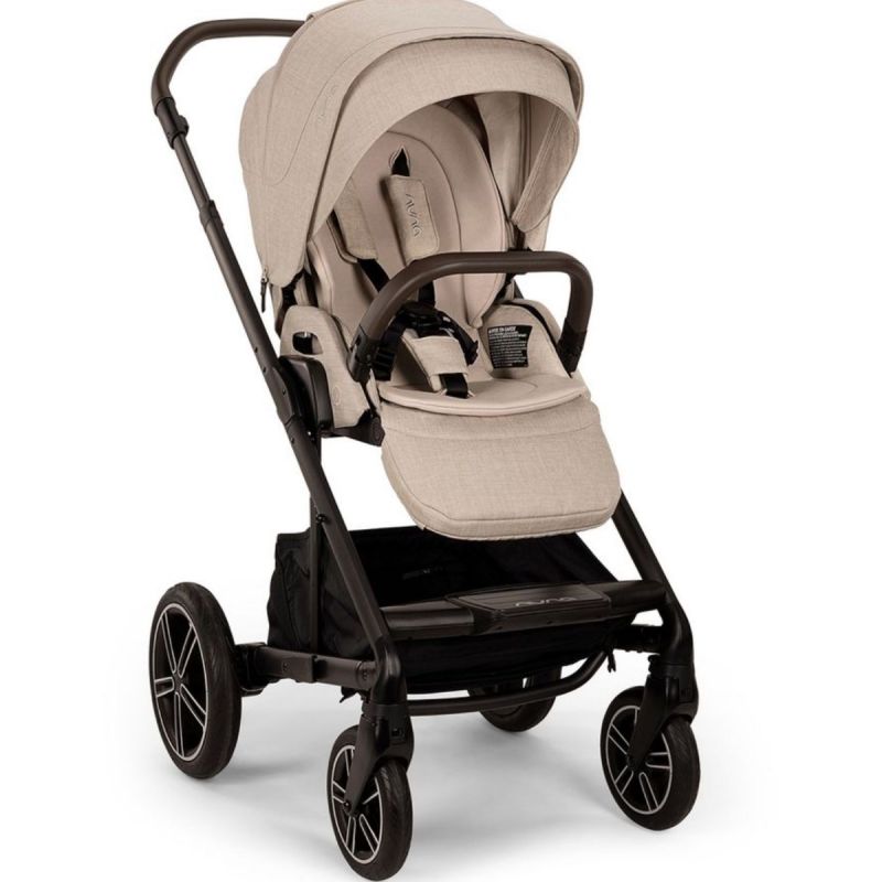 Nuna MIXX Next Stroller with Magnetic Buckle - Biscotti