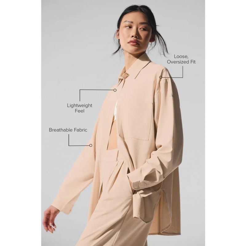 Dreamscape Button Down Long Sleeve