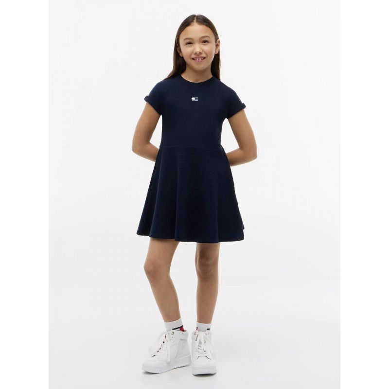 Kids Tonal Flag Logo Skater Dress