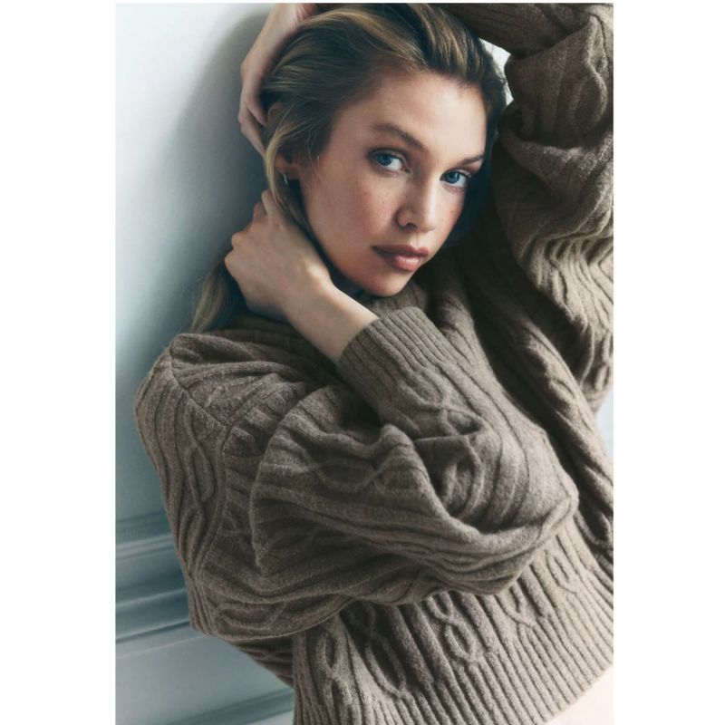 Cable Knit Winter Bliss Hoodie