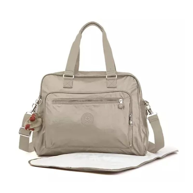 Alanna, Metallic Diaper Bag, Color Artisanal K Embossed