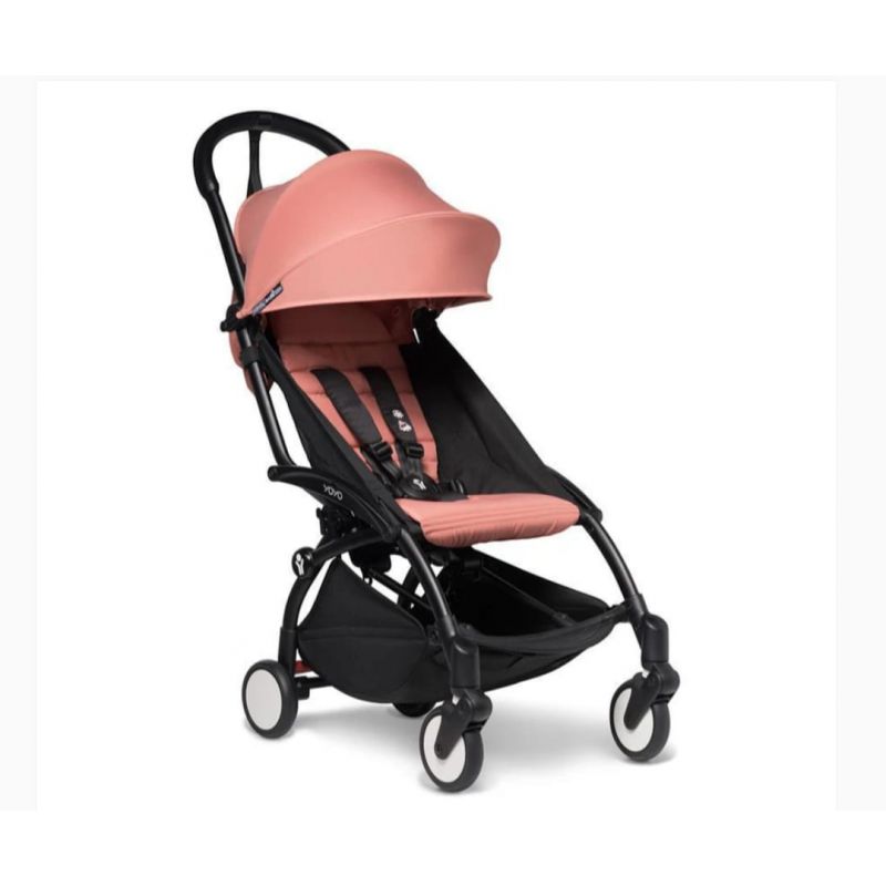 YOYO 2 BABYZEN STROLLER & COLOR PACK 6M+ COMBO, BLACK FRAME/GINGER
