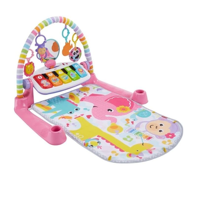 FISHER PRICE - DELUXE KICK & PLAY PIANO GYM PLAYMAT, PINK