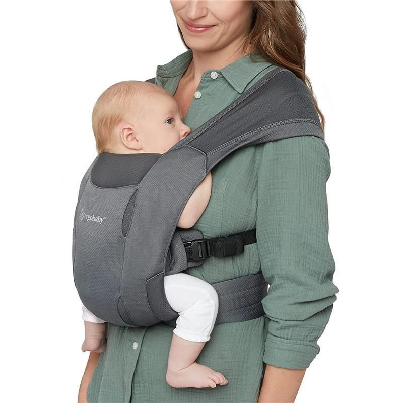 ERGOBABY - EMBRACE BABY CARRIERSOFT AIR MESH, WASHED BLACK