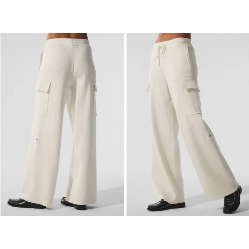 Scholar Knit High-Waist Cargo Pant