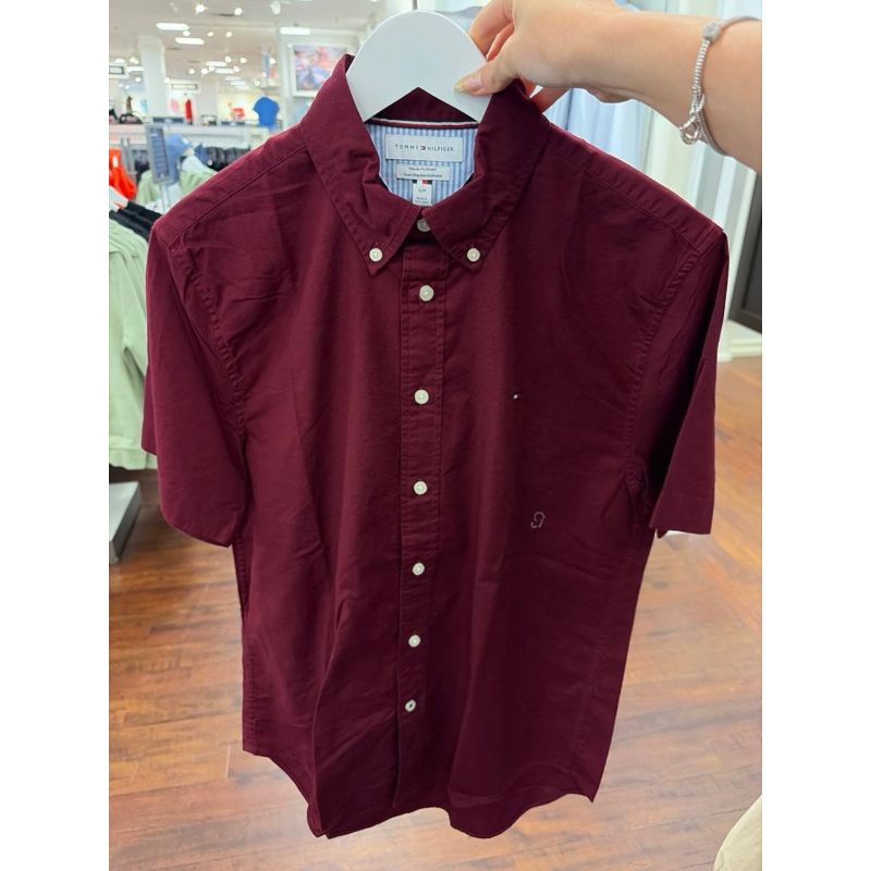Camisa social manga curta REGULAR fit stretch cotton