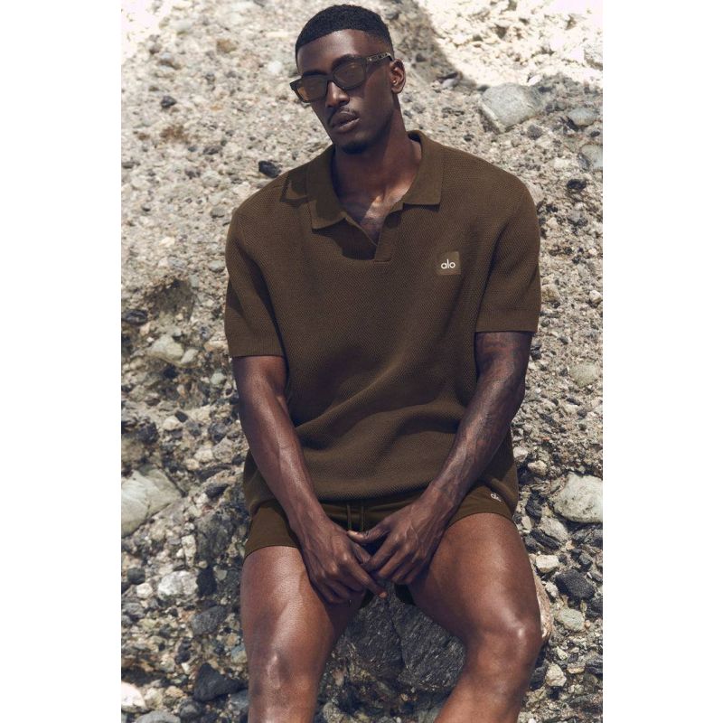 Sports Club Sweater Knit Polo