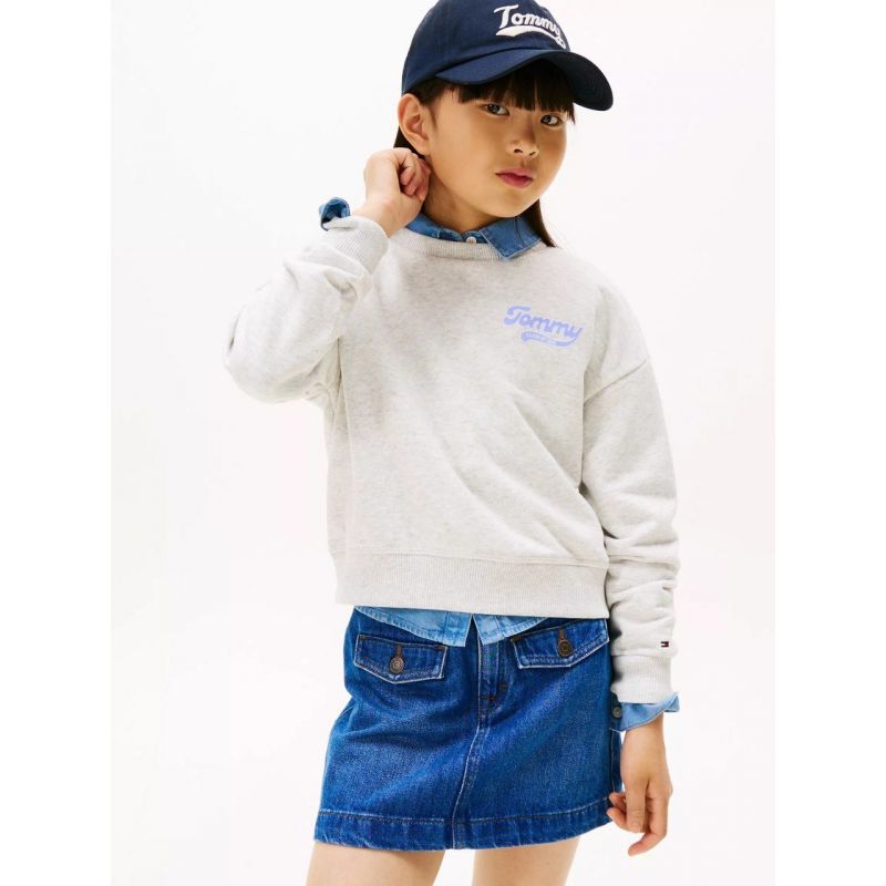 Kids Flocked Logo Sweatshirt
