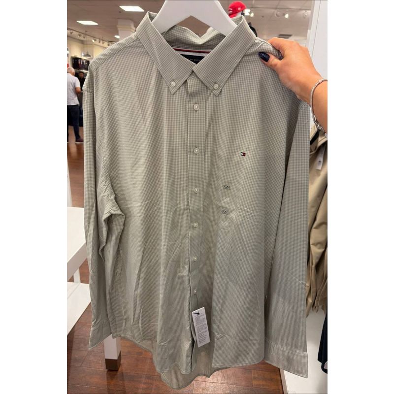 Camisa social manga longa REGULAR fit stretch nylon