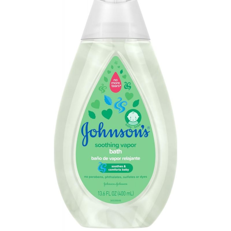 Johnson's Baby Vapor Bath with Soothing Aromas to Relax Babies, Tear-Free & Hypoallergenic Liquid Baby Bath 