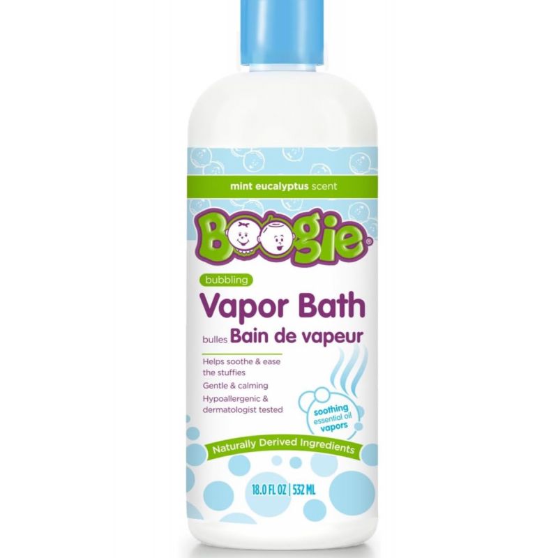 Kids Bubble Bath by Boogie, Soothing Vapor Bubble Bath, Made with Plant and Oat Extracts, Natural Essential Oils