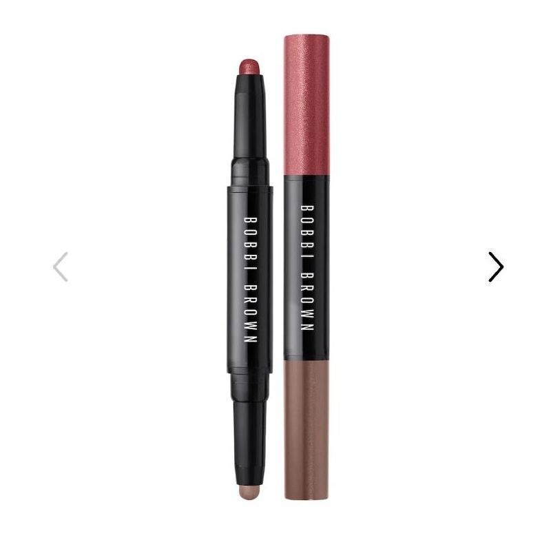 Bobbi Brown Dual-Ended Long-Wear Waterproof Cream Eyeshadow Stick Color: Bronze Pink / Espresso - reddish bronze shimmer/ rich warm brown matte