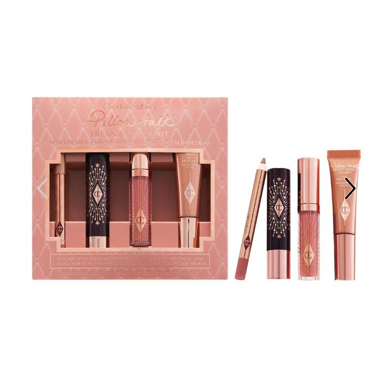Charlotte Tilbury Pillow Talk Iconic Lip and Cheek Secrets Set Color Medium