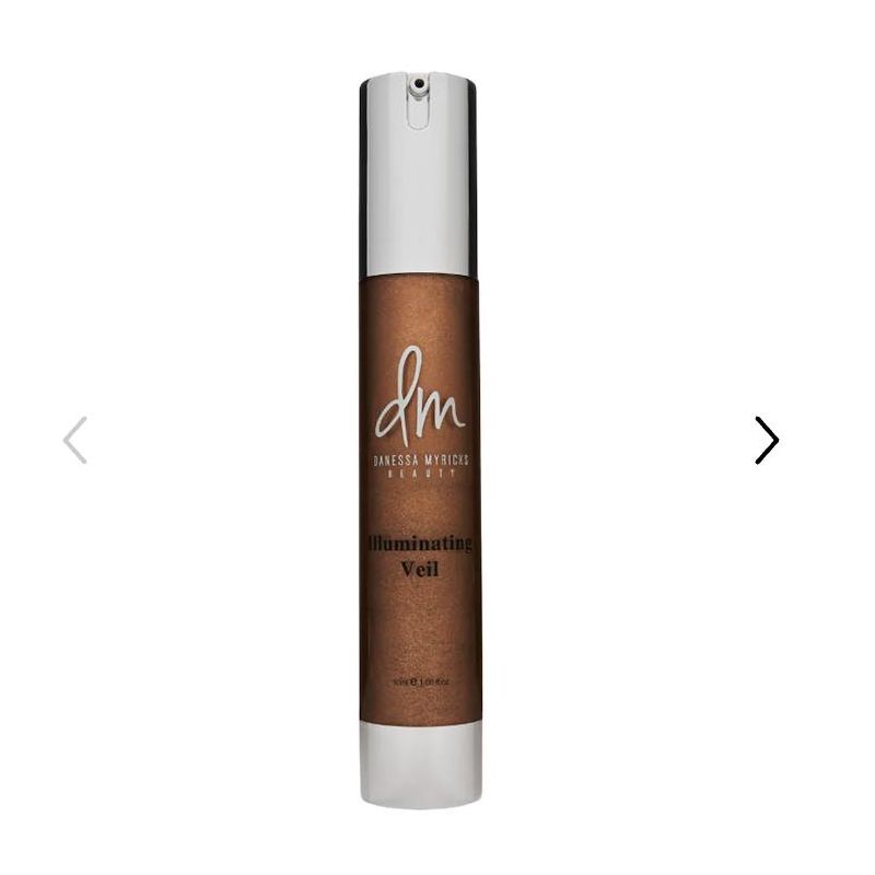 Danessa Myricks Beauty Illuminating Veil Liquid Highlighter Color: Tempest - golden chocolate