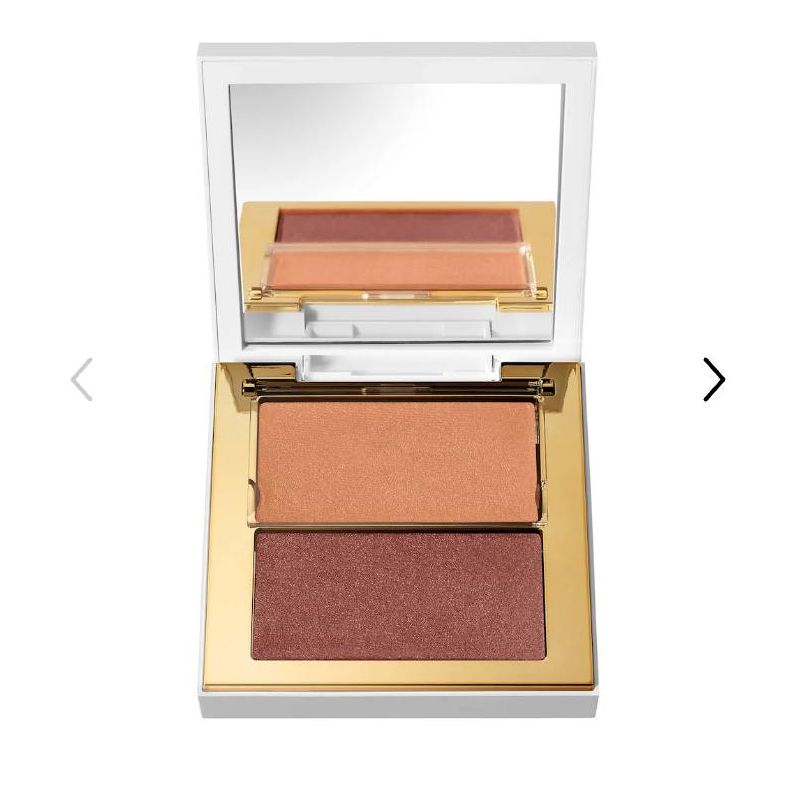 Fashion Fair Luxe Highlighter Duo Color: Golden Bronze - bronze undertones