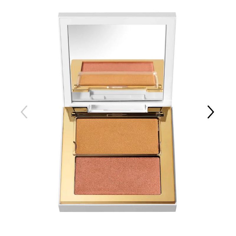 Fashion Fair Luxe Highlighter Duo Color: Dreamy Topaz - golden undertones