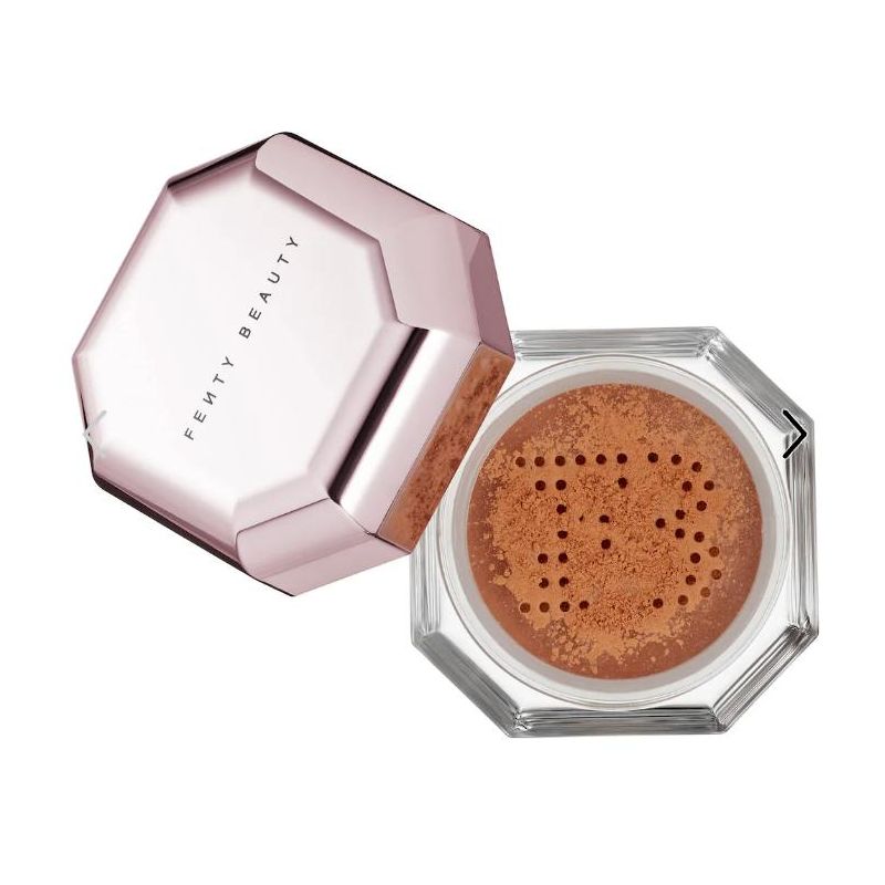Fenty Beauty by Rihanna Mini Pro Filt’r Instant Retouch Setting Powder Color: Nutmeg - for deep to very deep skin tones – great for brightening