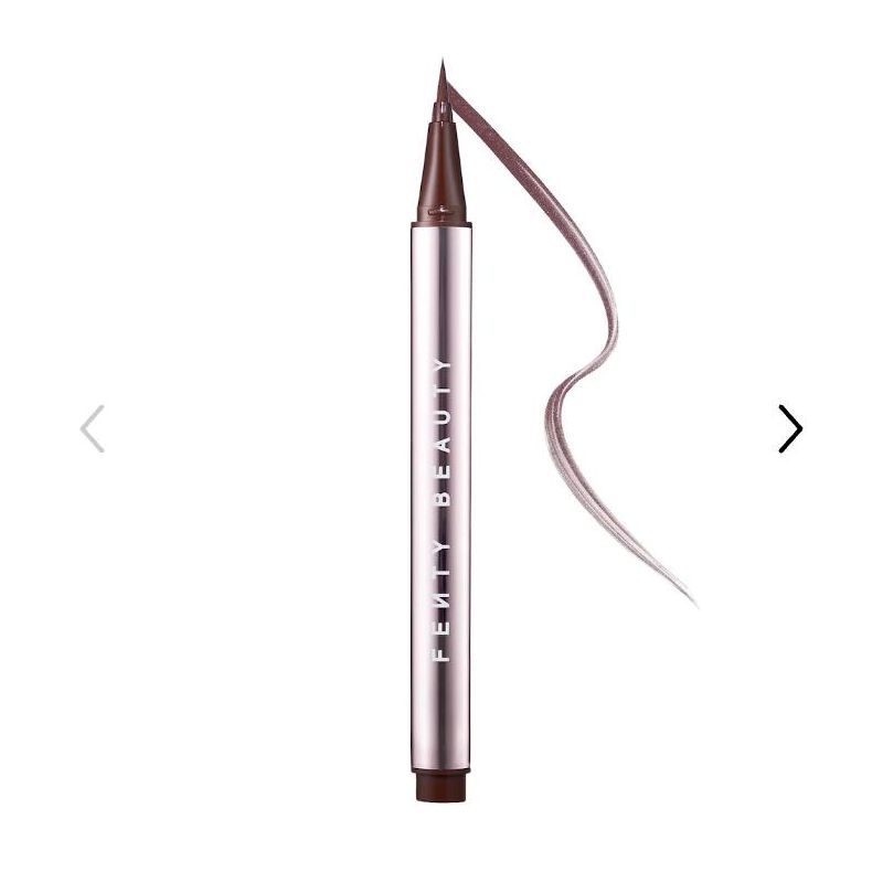Fenty Beauty by Rihanna Flyliner Longwear Liquid Eyeliner Color: In Big Truffle - satin chocolate brown