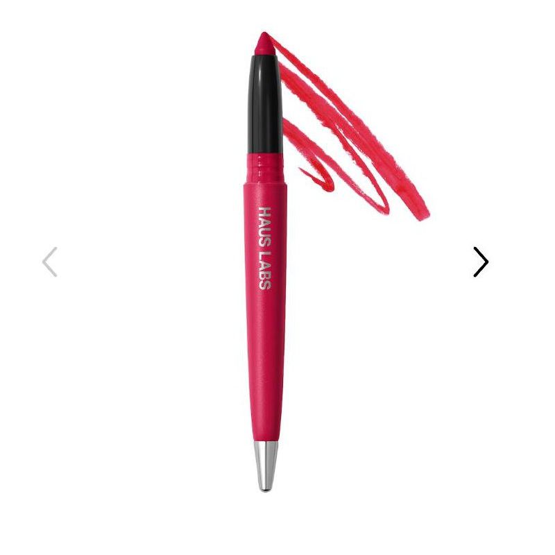 HAUS LABS BY LADY GAGA  Le Monster Lip Crayon Vegan Lipstick and Lip Liner Color: Crimson Matte - cool bright red