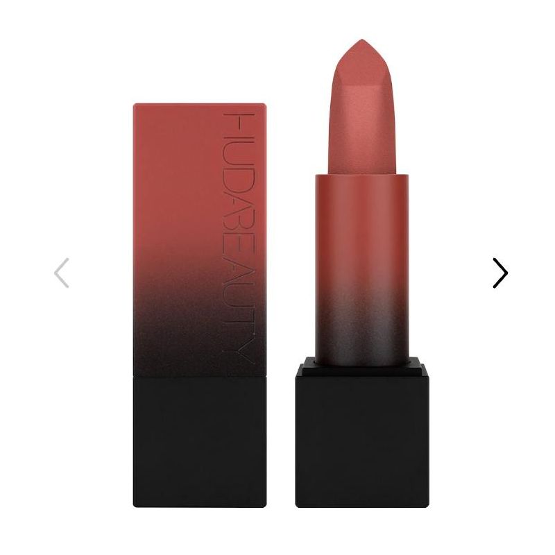 HUDA BEAUTY Power Bullet Matte Lipstick - Throwback Collection Color: Wedding Day - super soft caramelized pink (cool toned