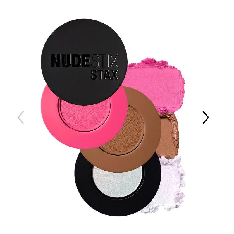 NUDESTIX Sunpink Glow Stax 3pc Blush Balm Set