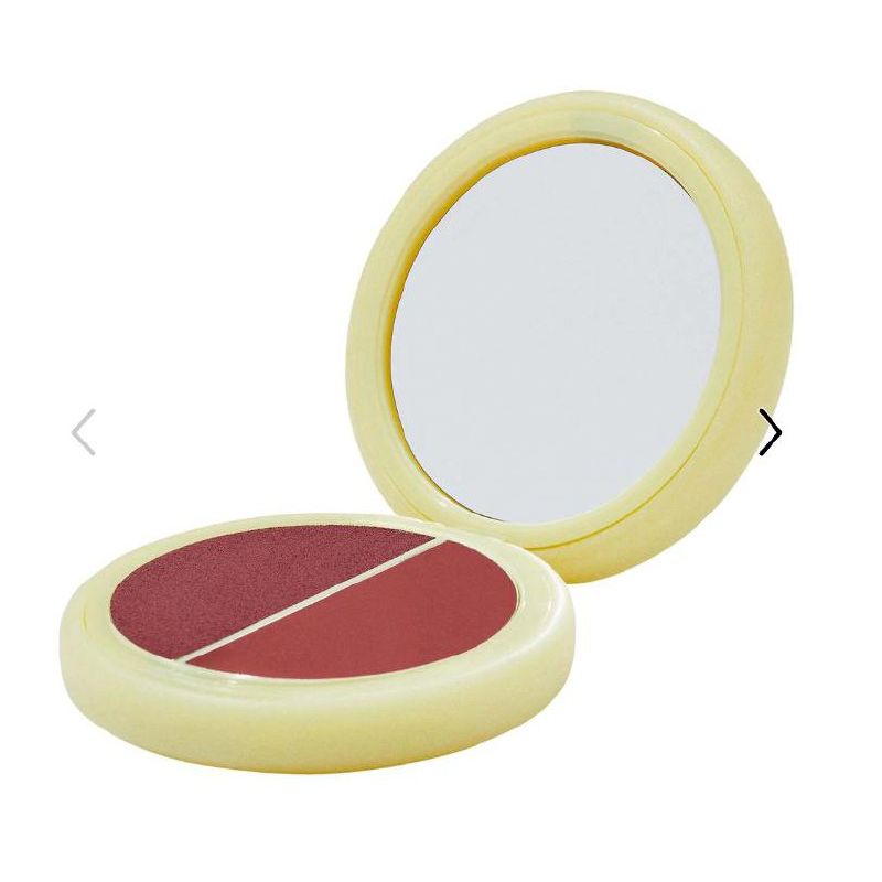 SIMIHAZE BEAUTY Solar Tint Cream Blush Duo Color: Red Moon - brown red