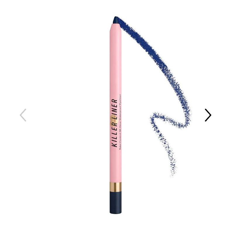 Too Faced Killer Liner 36 Hour Waterproof Gel Eyeliner Color: Killer Sapphire - navy blue
