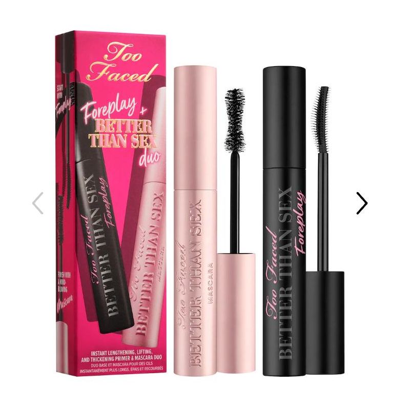 Too Faced Foreplay + Better Than Sex Primer & Mascara Duo