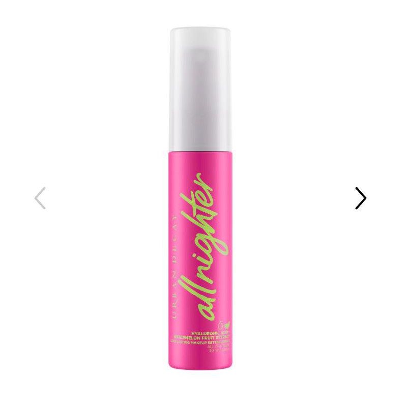 Urban Decay All Nighter Hydrating Hyaluronic Acid Dewy Setting Spray 30ml