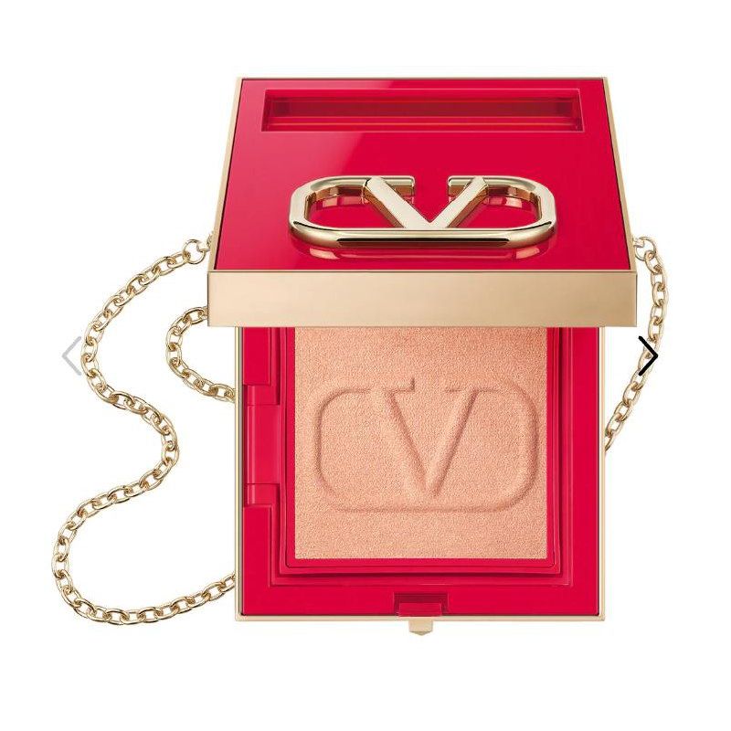 Valentino Go-Clutch Refillable Radiant Setting Powder Color: 02 Finishing Powder - Light