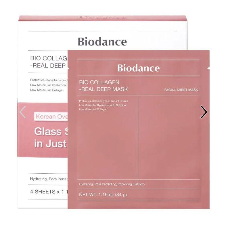 Biodance Bio Collagen Real Deep Mask for Pore Minimizing & Firming Care 4 MASKS