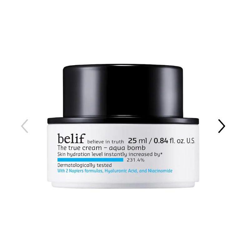 belif The True Cream Aqua Bomb with Hyaluronic Acid and Niacinamide 25ml