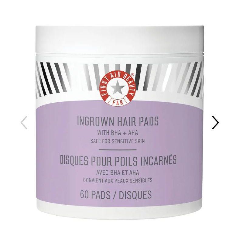First Aid Beauty Ingrown Hair Pads with BHA & AHA 60 pads