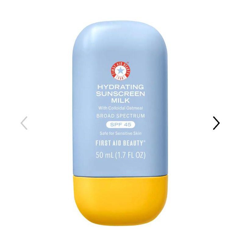First Aid Beauty Hydrating Sunscreen Milk with Colloidal Oatmeal BROAD SPECTRUM 45