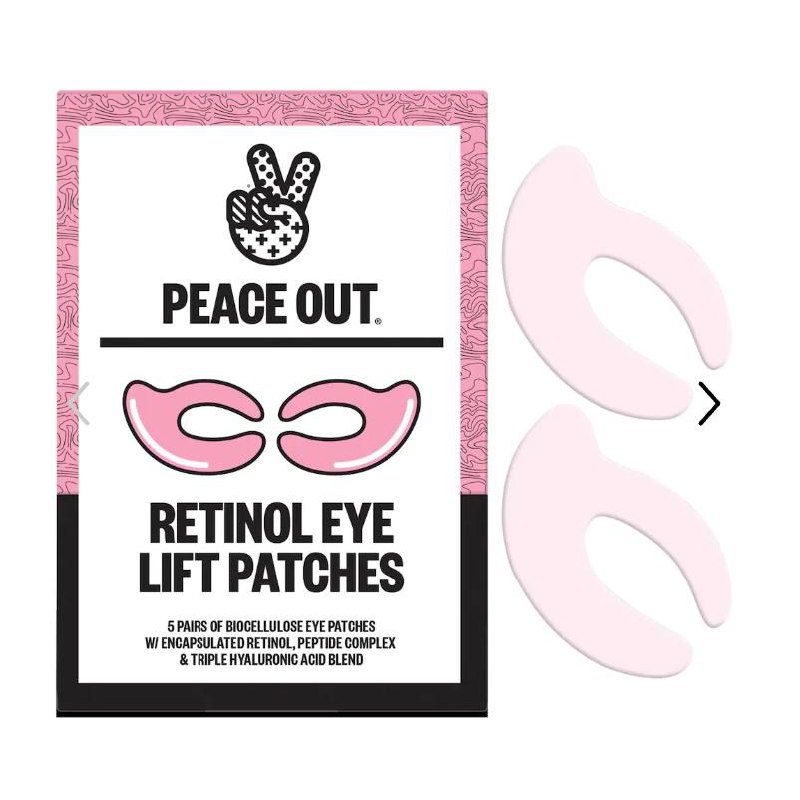 Peace Out Retinol 360° Eye Lift Patches to Lift, Firm and Revitalize Eyes 5 pares