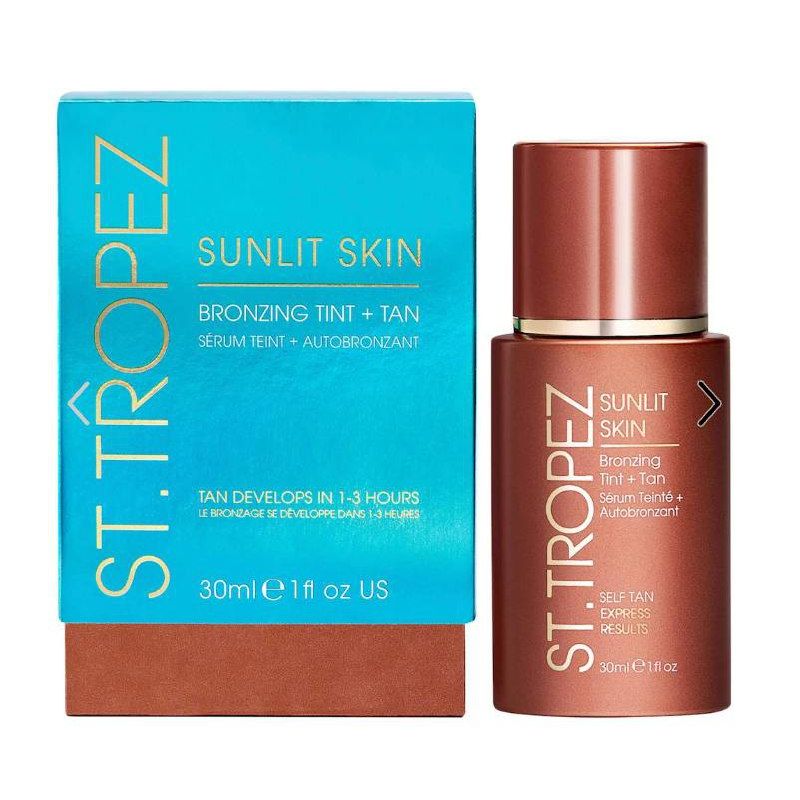 St. Tropez Sunlit Skin Bronzing Tint and Self Tan Face Serum
