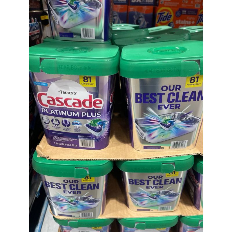 Cascade - Platinum Plus - sabao em capsula para maquina de lavar louca