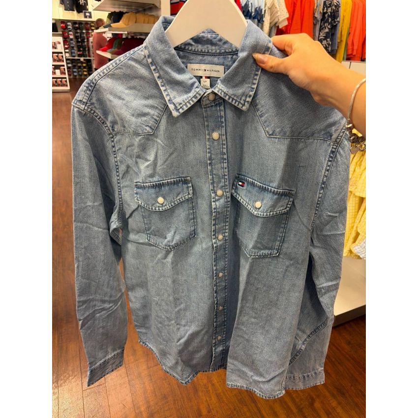 Camisa manga longa jeans