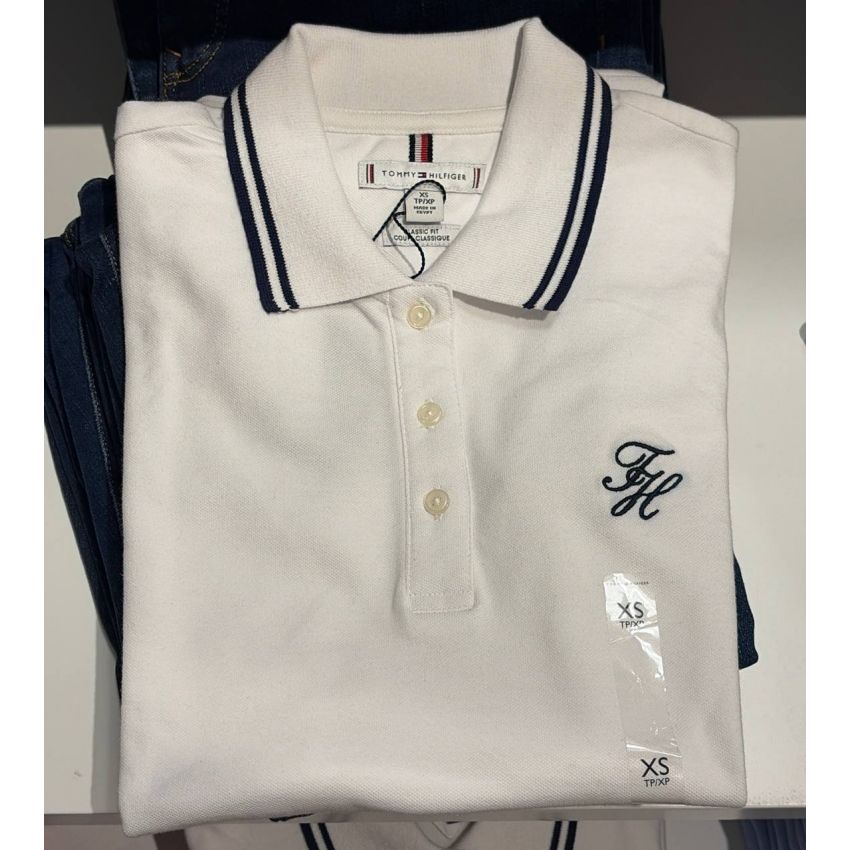 classic polo manga curta