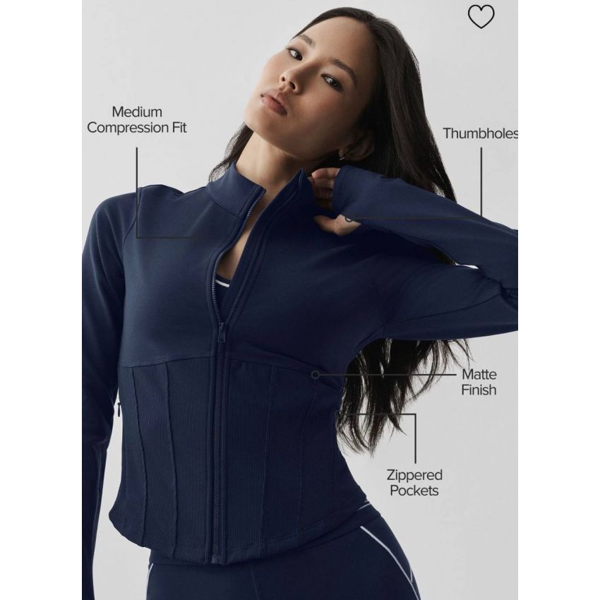 Airbrush Corset Full Zip Jacket