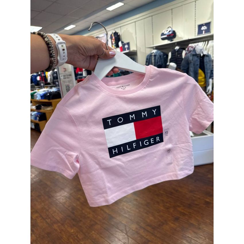 CAMISETA crooped MANGA CURTA