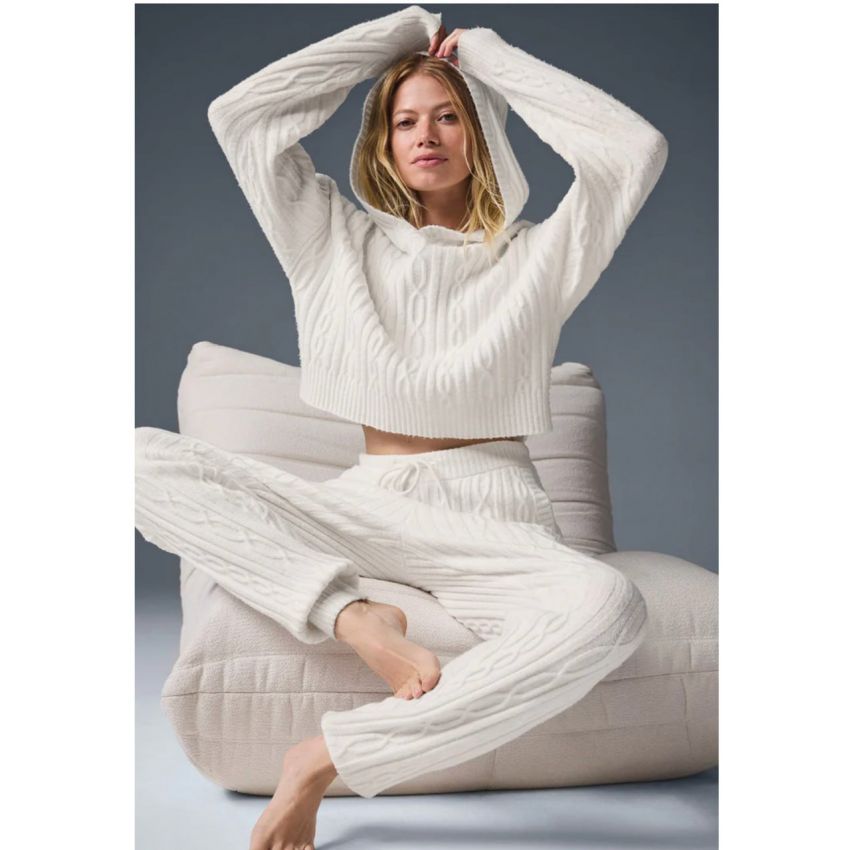 Cable Knit Winter Bliss Hoodie