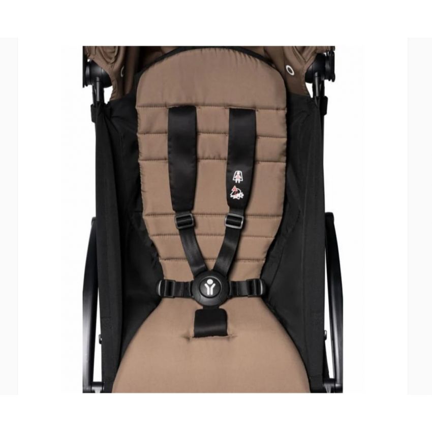 YOYO 2 BABYZEN STROLLER & COLOR PACK 6M COMBO, BLACK FRAME/TOFFEE