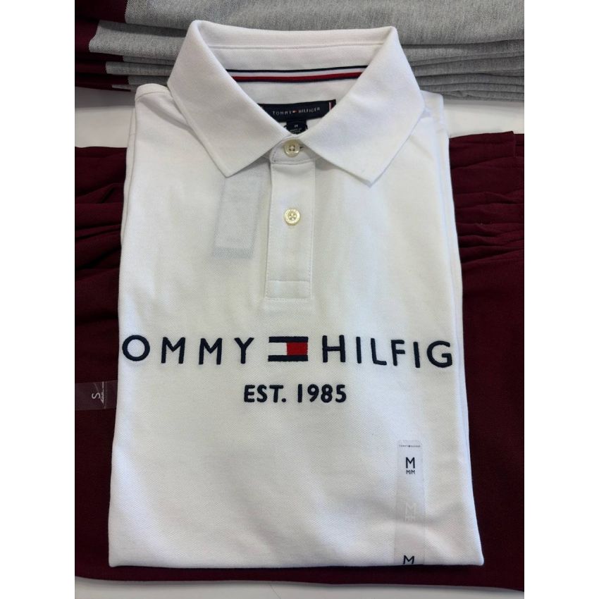 camiseta polo regular fit manga curta