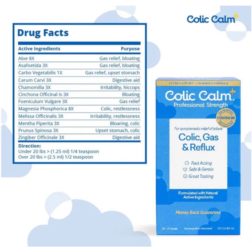 Colic Calm Plus Gripe Water, 2 Ounce