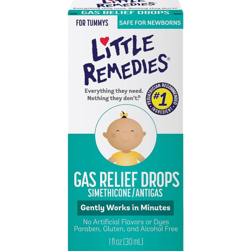 Little Remedies Gas Relief Drops | Natural Berry Flavor | Safe for Newborns